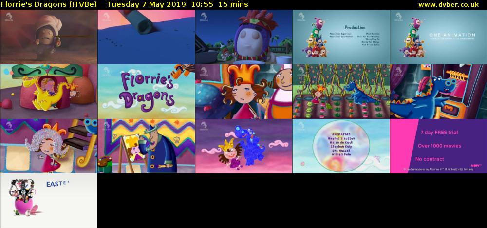 Florrie's Dragons (ITVBe) Tuesday 7 May 2019 10:55 - 11:10