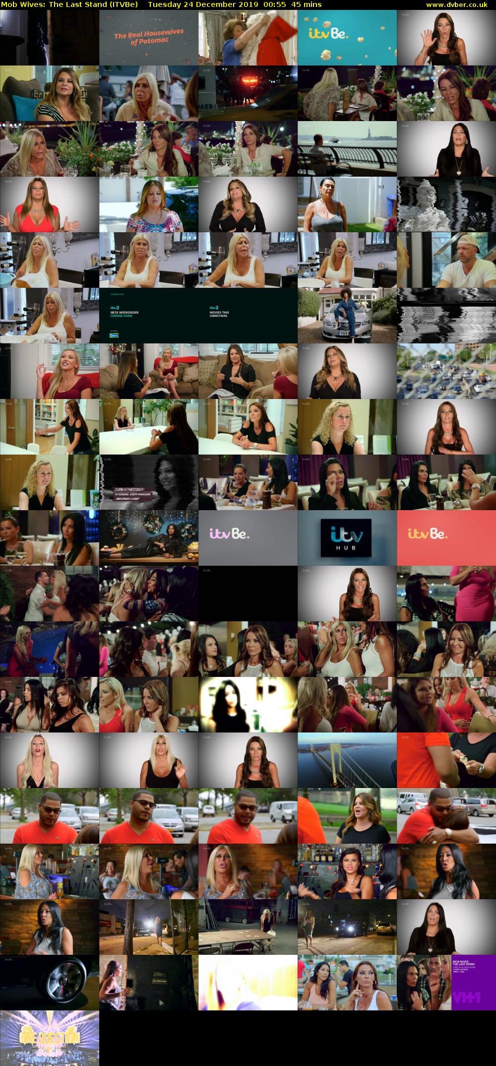 Mob Wives: The Last Stand (ITVBe) Tuesday 24 December 2019 00:55 - 01:40