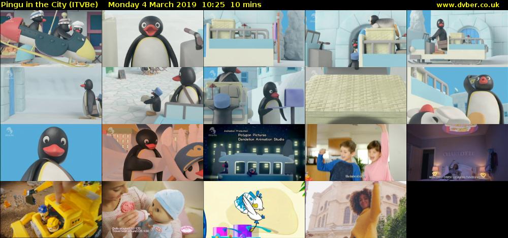 Pingu in the City (ITVBe) Monday 4 March 2019 10:25 - 10:35