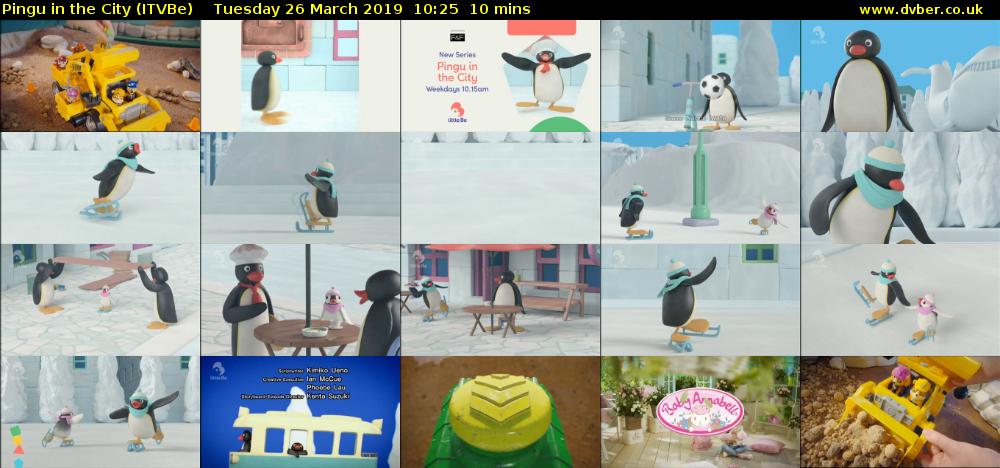 Pingu in the City (ITVBe) Tuesday 26 March 2019 10:25 - 10:35