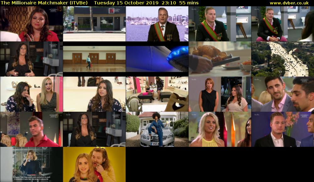 The Millionaire Matchmaker (ITVBe) Tuesday 15 October 2019 23:10 - 00:05