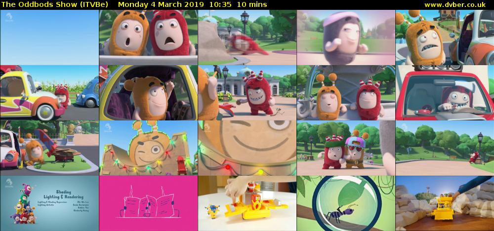 The Oddbods Show (ITVBe) Monday 4 March 2019 10:35 - 10:45