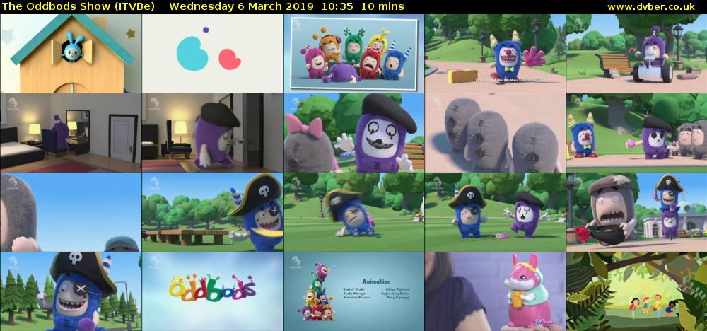 The Oddbods Show (ITVBe) Wednesday 6 March 2019 10:35 - 10:45