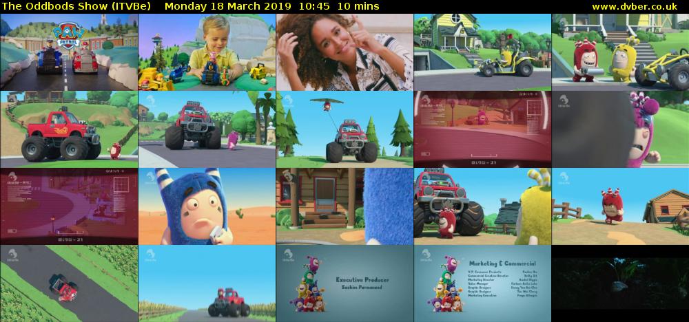 The Oddbods Show (ITVBe) Monday 18 March 2019 10:45 - 10:55
