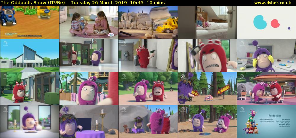 The Oddbods Show (ITVBe) Tuesday 26 March 2019 10:45 - 10:55