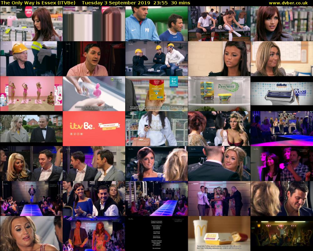 The Only Way is Essex (ITVBe) Tuesday 3 September 2019 23:55 - 00:25