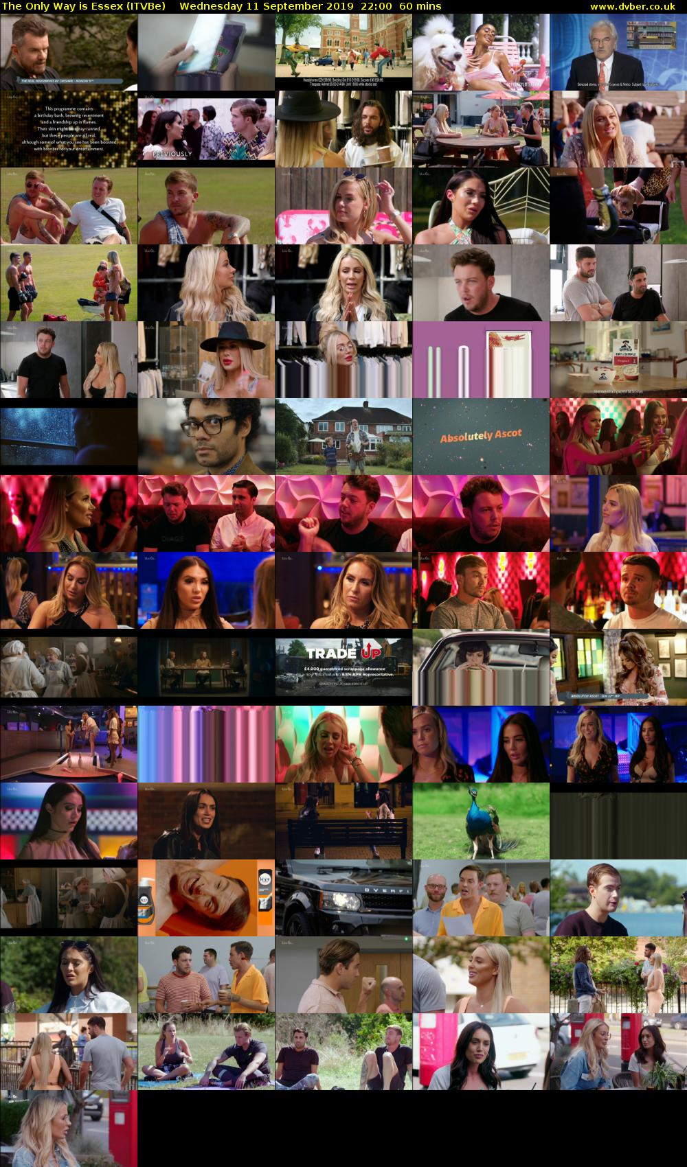 The Only Way is Essex (ITVBe) Wednesday 11 September 2019 22:00 - 23:00