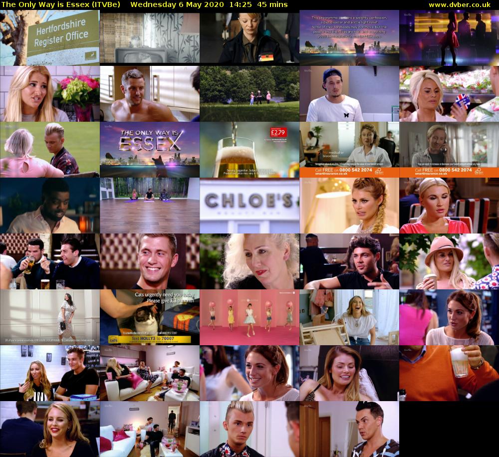 The Only Way is Essex (ITVBe) Wednesday 6 May 2020 14:25 - 15:10