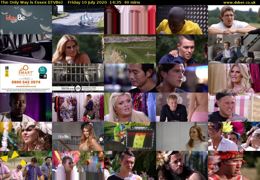 The Only Way is Essex (ITVBe) Friday 10 July 2020 14:35 - 15:15