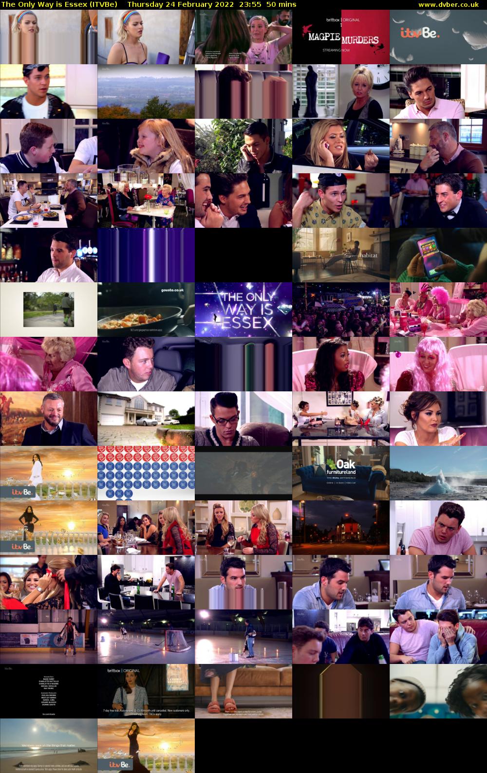 The Only Way is Essex (ITVBe) Thursday 24 February 2022 23:55 - 00:45