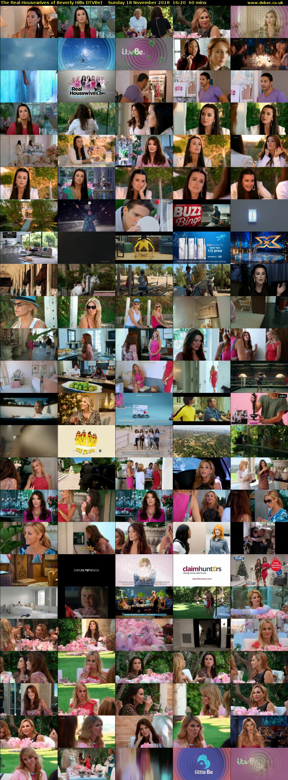 The Real Housewives of Beverly Hills (ITVBe) Sunday 18 November 2018 16:20 - 17:20