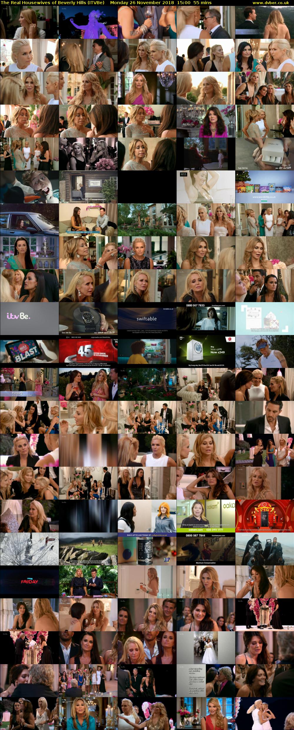 The Real Housewives of Beverly Hills (ITVBe) Monday 26 November 2018 15:00 - 15:55