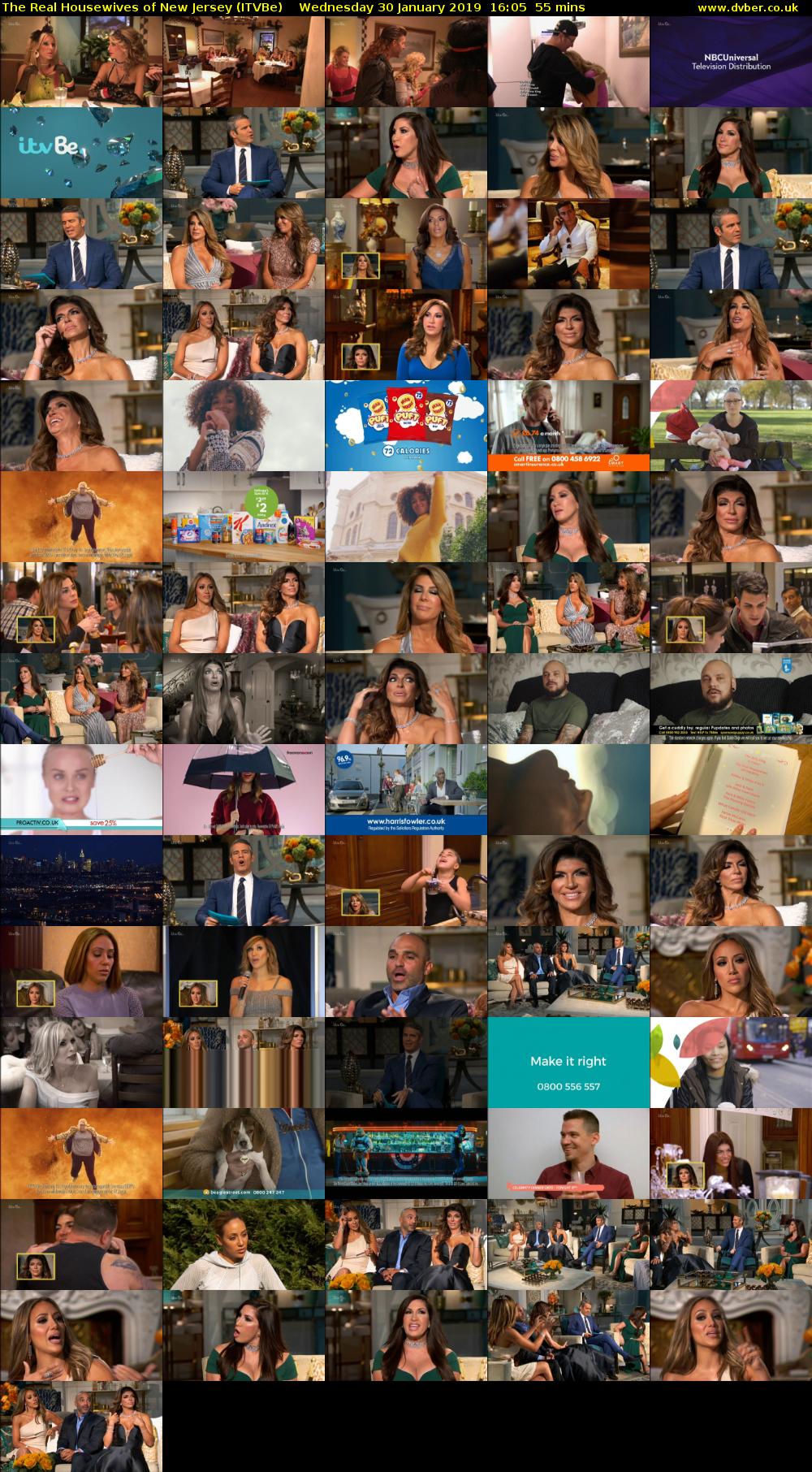 The Real Housewives of New Jersey (ITVBe) Wednesday 30 January 2019 16:05 - 17:00