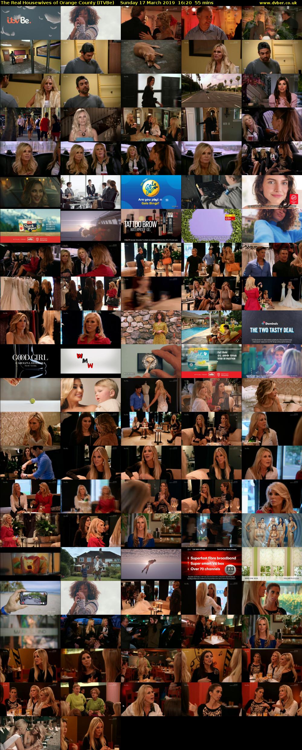 The Real Housewives of Orange County (ITVBe) Sunday 17 March 2019 16:20 - 17:15