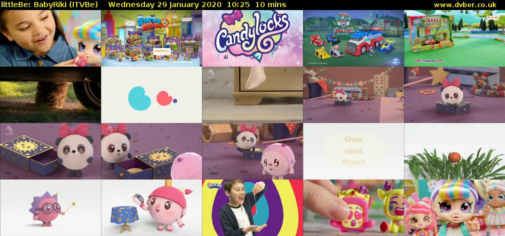 littleBe: BabyRiki (ITVBe) Wednesday 29 January 2020 10:25 - 10:35