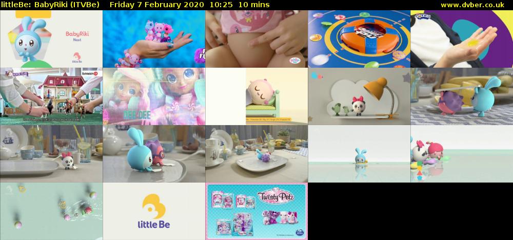 littleBe: BabyRiki (ITVBe) Friday 7 February 2020 10:25 - 10:35