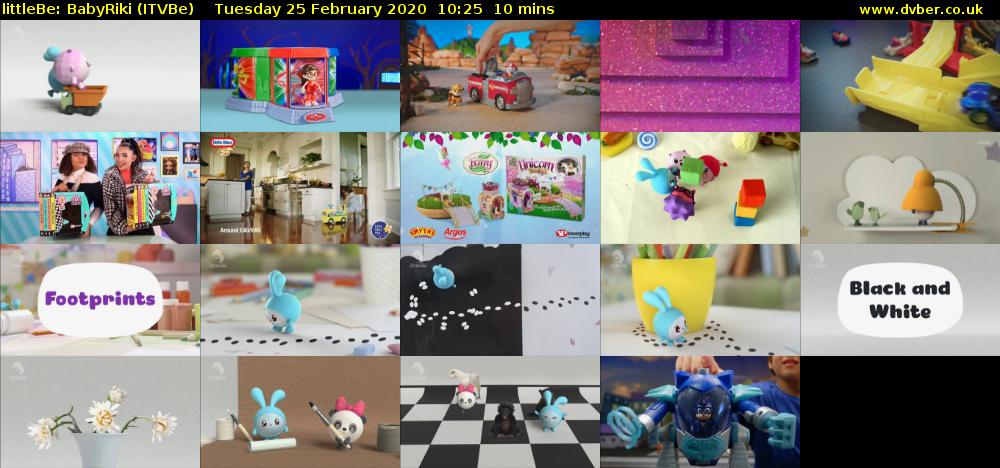 littleBe: BabyRiki (ITVBe) Tuesday 25 February 2020 10:25 - 10:35