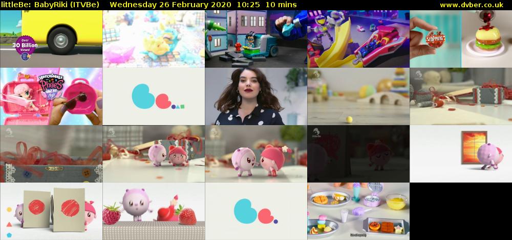 littleBe: BabyRiki (ITVBe) Wednesday 26 February 2020 10:25 - 10:35