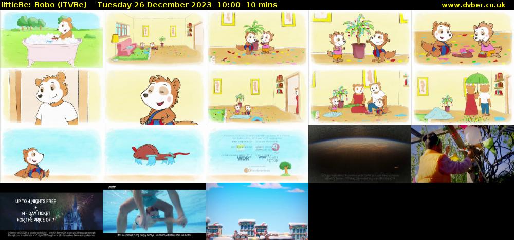 littleBe: Bobo (ITVBe) Tuesday 26 December 2023 10:00 - 10:10