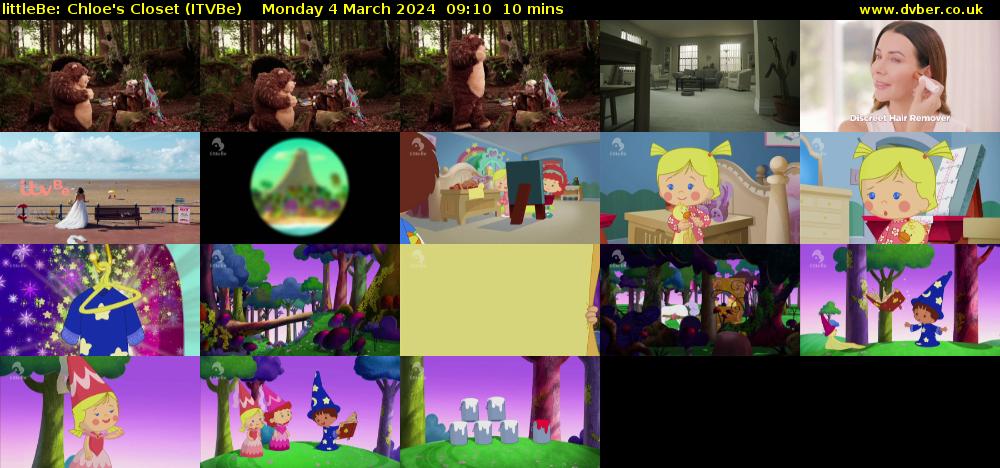 littleBe: Chloe's Closet (ITVBe) Monday 4 March 2024 09:10 - 09:20