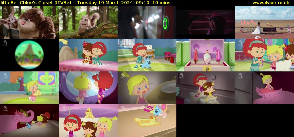 littleBe: Chloe's Closet (ITVBe) Tuesday 19 March 2024 09:10 - 09:20