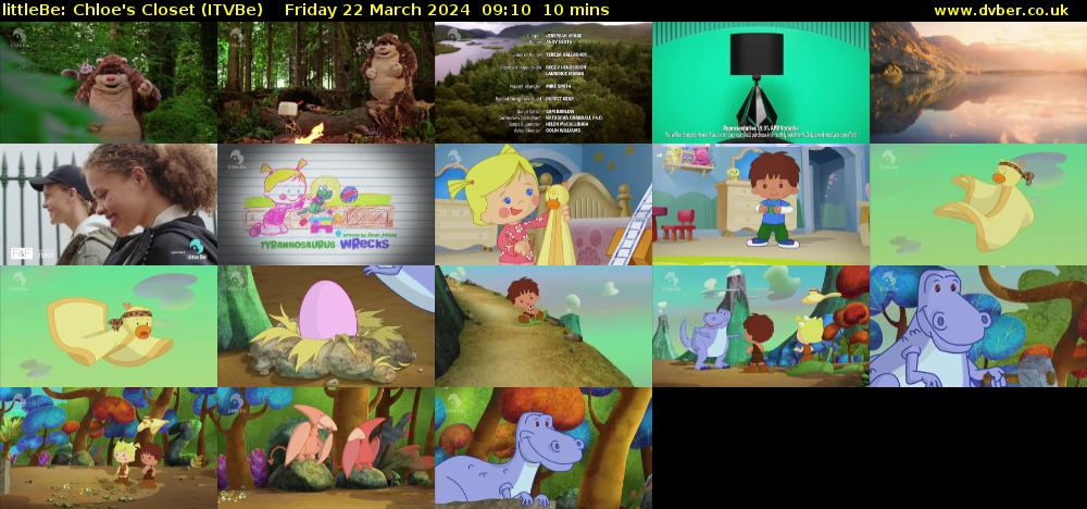 littleBe: Chloe's Closet (ITVBe) Friday 22 March 2024 09:10 - 09:20