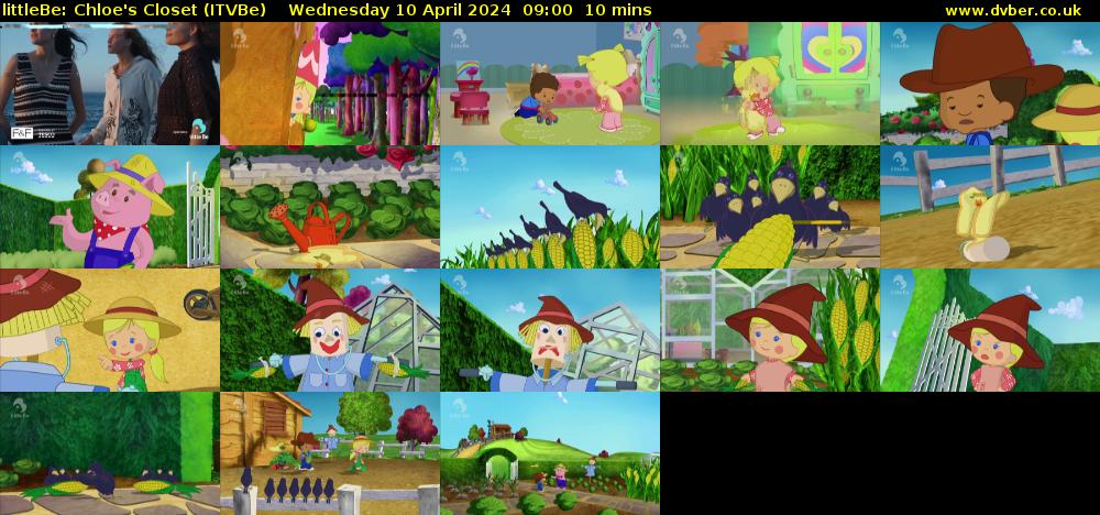 littleBe: Chloe's Closet (ITVBe) Wednesday 10 April 2024 09:00 - 09:10
