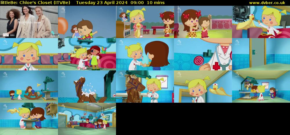 littleBe: Chloe's Closet (ITVBe) Tuesday 23 April 2024 09:00 - 09:10
