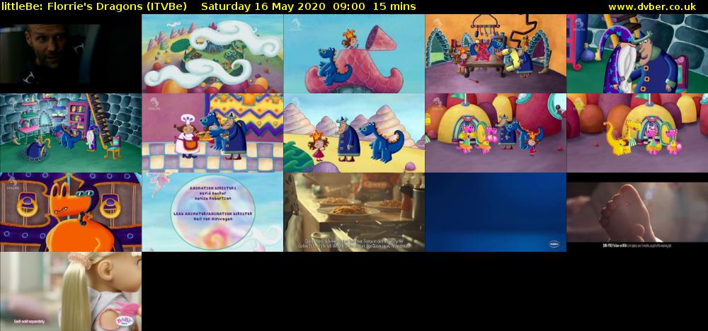 littleBe: Florrie's Dragons (ITVBe) Saturday 16 May 2020 09:00 - 09:15