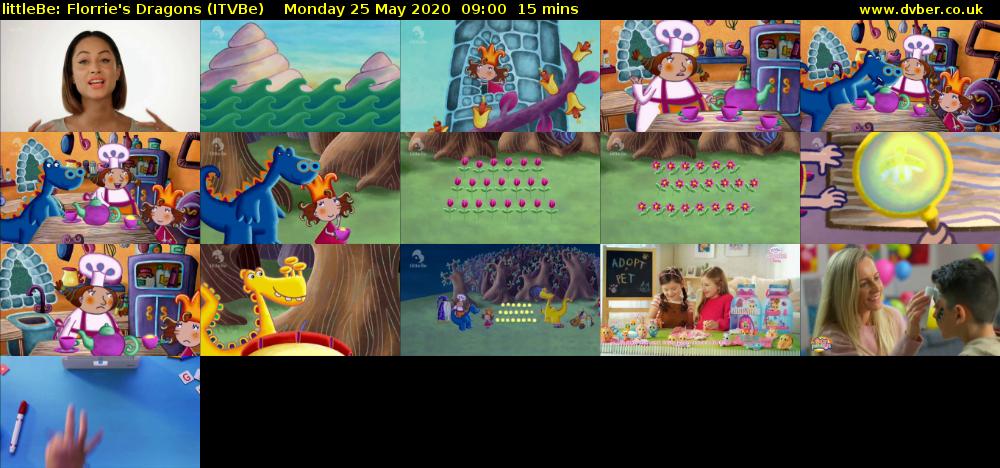 littleBe: Florrie's Dragons (ITVBe) Monday 25 May 2020 09:00 - 09:15