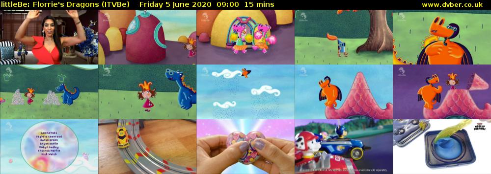 littleBe: Florrie's Dragons (ITVBe) Friday 5 June 2020 09:00 - 09:15