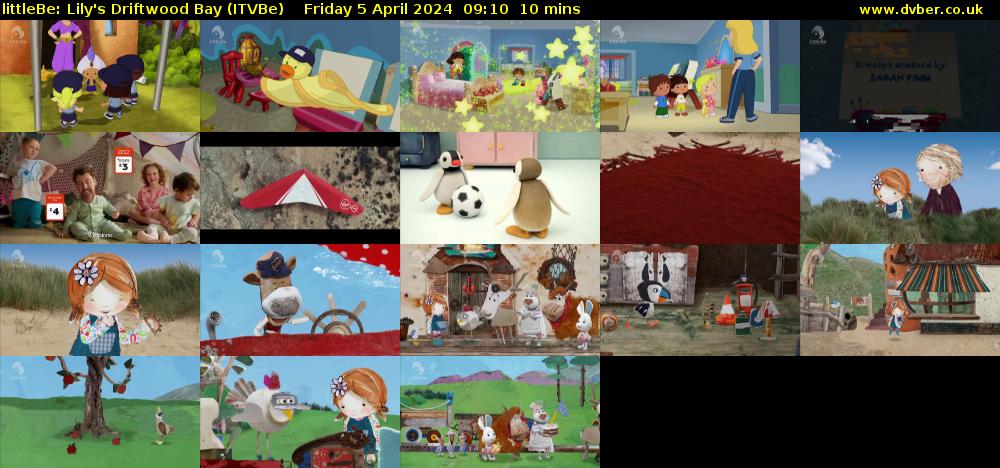 littleBe: Lily's Driftwood Bay (ITVBe) Friday 5 April 2024 09:10 - 09:20