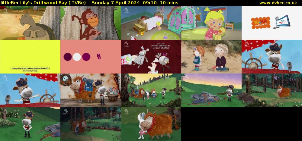 littleBe: Lily's Driftwood Bay (ITVBe) Sunday 7 April 2024 09:10 - 09:20