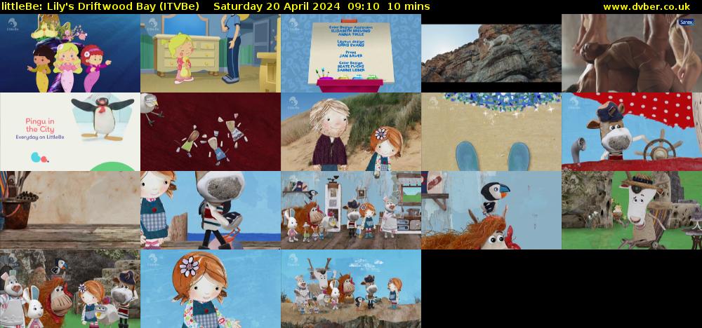 littleBe: Lily's Driftwood Bay (ITVBe) Saturday 20 April 2024 09:10 - 09:20