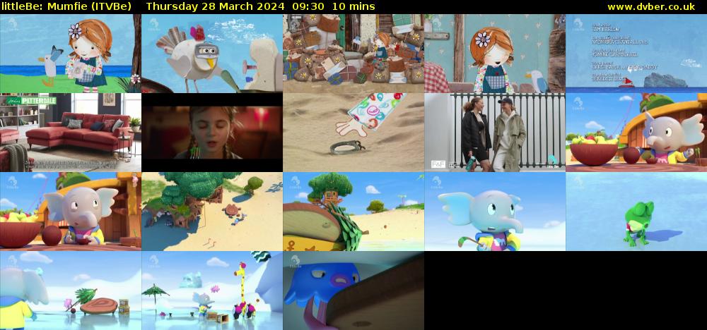 littleBe: Mumfie (ITVBe) Thursday 28 March 2024 09:30 - 09:40