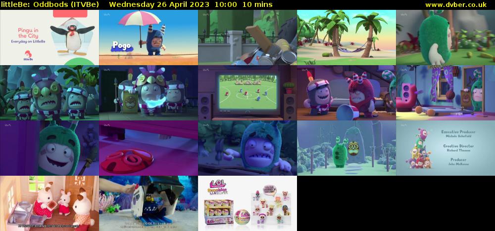 littleBe: Oddbods (ITVBe) Wednesday 26 April 2023 10:00 - 10:10