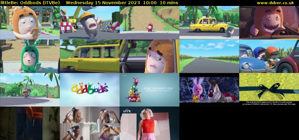 littleBe: Oddbods (ITVBe) Wednesday 15 November 2023 10:00 - 10:10