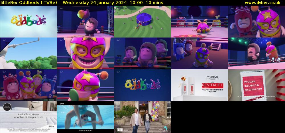 littleBe: Oddbods (ITVBe) Wednesday 24 January 2024 10:00 - 10:10