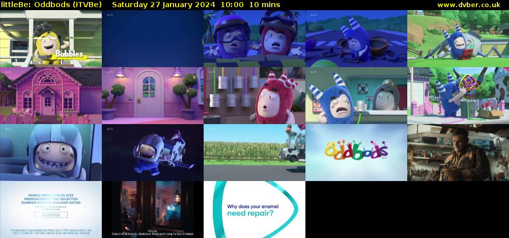 littleBe: Oddbods (ITVBe) Saturday 27 January 2024 10:00 - 10:10
