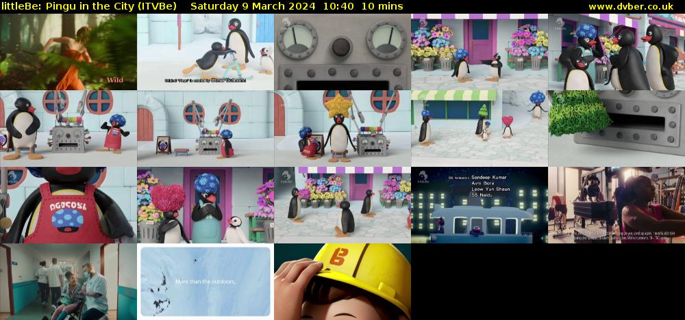 littleBe: Pingu in the City (ITVBe) Saturday 9 March 2024 10:40 - 10:50