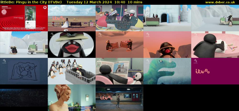 littleBe: Pingu in the City (ITVBe) Tuesday 12 March 2024 10:40 - 10:50