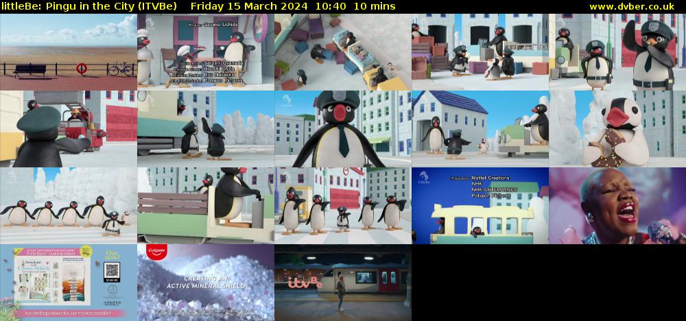littleBe: Pingu in the City (ITVBe) Friday 15 March 2024 10:40 - 10:50