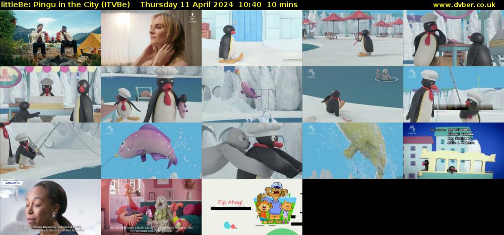 littleBe: Pingu in the City (ITVBe) Thursday 11 April 2024 10:40 - 10:50