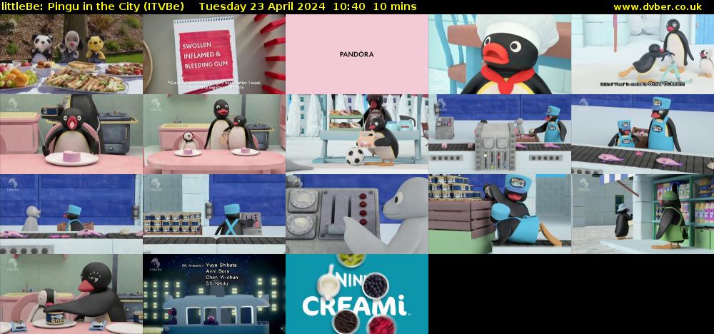littleBe: Pingu in the City (ITVBe) Tuesday 23 April 2024 10:40 - 10:50