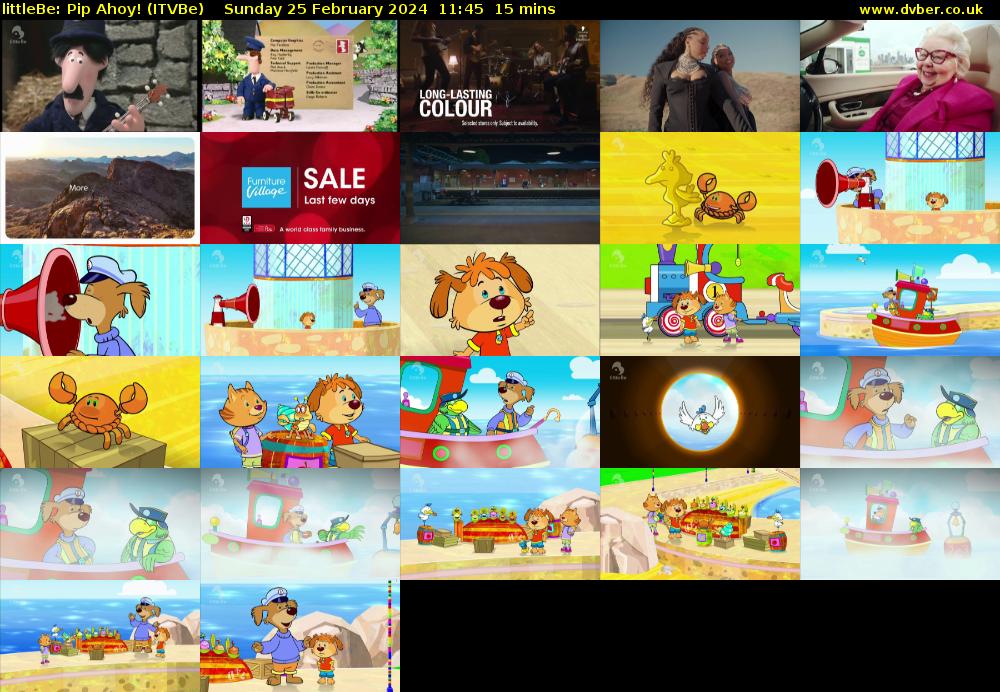 littleBe: Pip Ahoy! (ITVBe) Sunday 25 February 2024 11:45 - 12:00