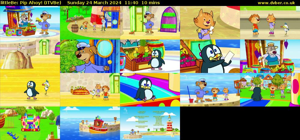littleBe: Pip Ahoy! (ITVBe) Sunday 24 March 2024 11:40 - 11:50