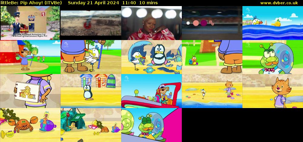 littleBe: Pip Ahoy! (ITVBe) Sunday 21 April 2024 11:40 - 11:50