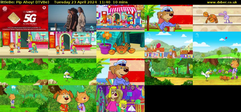 littleBe: Pip Ahoy! (ITVBe) Tuesday 23 April 2024 11:40 - 11:50