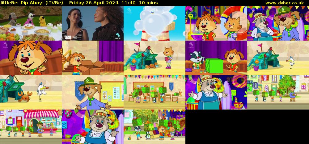 littleBe: Pip Ahoy! (ITVBe) Friday 26 April 2024 11:40 - 11:50