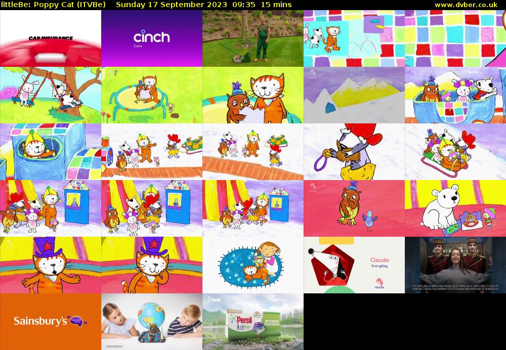 littleBe: Poppy Cat (ITVBe) Sunday 17 September 2023 09:35 - 09:50